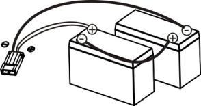 Instrukcje montażu zestawu baterii w zależności od liczby baterii znajdują się na poniższych rysunkach.