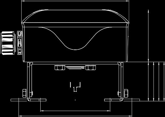 - szczelność obudowy IP67 wg DIN EN 60529 - dławica kablowa M20x1,5 niebieska (dla przewodu Ø 6-12mm) - uszczelki z EPDM i NBR, śruby stal szlachetna 1.