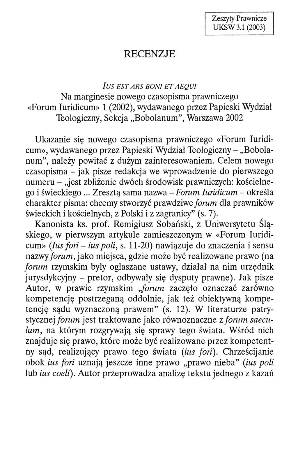 Zeszyty Prawnicze UKSW 3.