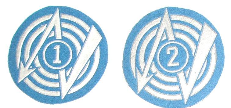 13 14 15 16 9-12. Oznaki specjalistów wojsk radiotechnicznych (wojska lądowe).