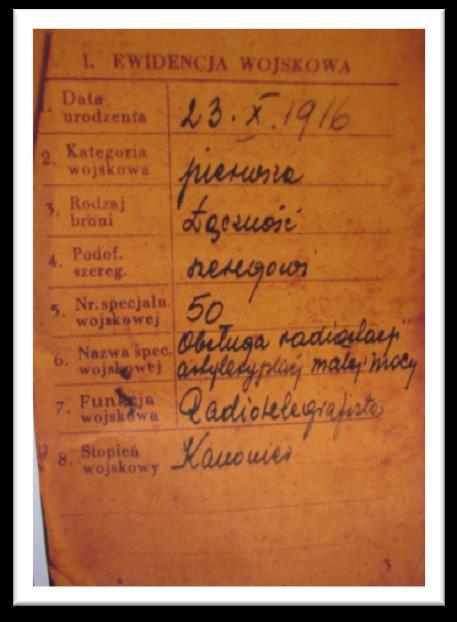 artylerii, odpowiednik stopnia szeregowego w innych rodzajach wojsk).