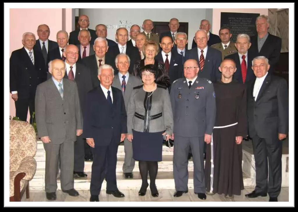 odczytał życzenia od ks. kapelana płk.