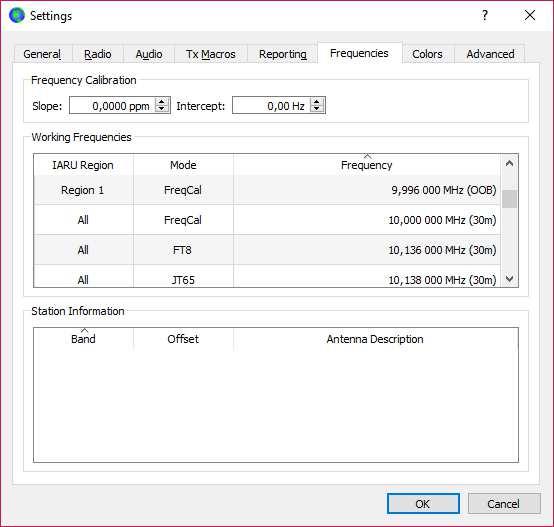 W ramce UDP server podawany jest adres internetowy IP i kanał logiczny do kontaktu z programem odbierającym (lokalnie) dane z WSJT-X, przykładem takiego programu jest JTAlert.