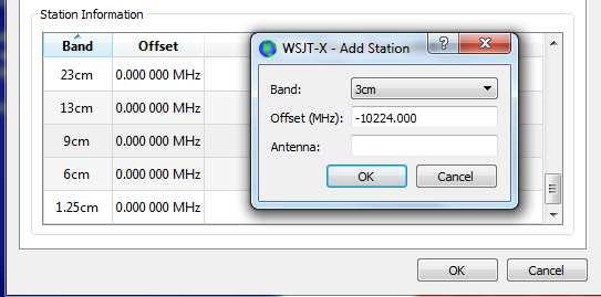 większym odstępom tonów dopuszczających wyższe odchyłki Dopplera, przykładowo w paśmie 10 GHz stosowany jest standardowo wariant JT4F.