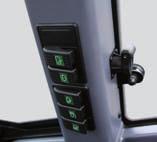 Wszystkie funkcje hydrauliczne mogą być zintegrowane w joysticku,