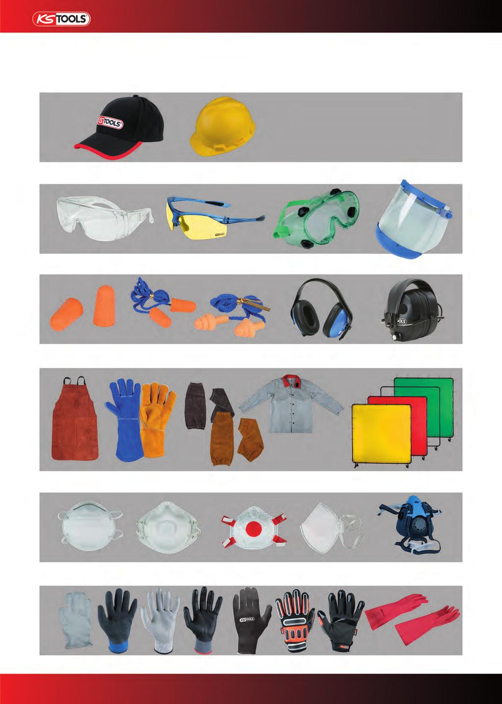 ODZIEŻ ROBOCZA - BEZPIECZNA PRACA Ochrona głowy Ochrona oczu Ochrona