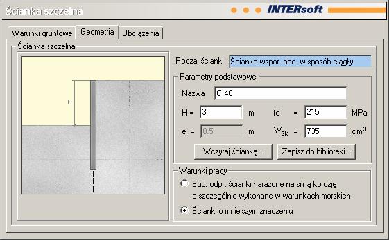 γ m min : [-] γ m max : [-] M (n) : M 0 (n) : [kpa] [kpa] użytkownika lub wyliczana automatycznie w metodzie B. Minimalny współczynnik materiałowy dla gruntu.