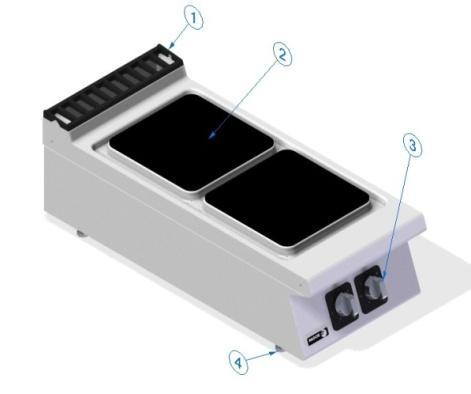 Wszystkie urządzenia posiadają tabliczkę znamionową, która identyfikuje urządzenie i wskazuje jego charakterystykę techniczną. Znajduje się ona na frontowym panelu.
