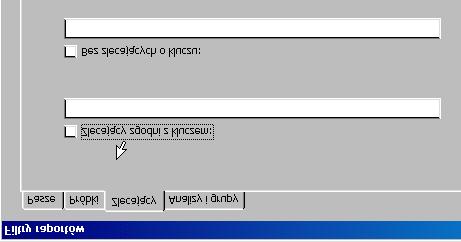3. Filtr raportów - ZLECAJĄCY Wpisanie danych dotyczących osób zlecających ograniczy raportowane dane do podanego ciągu znaków.