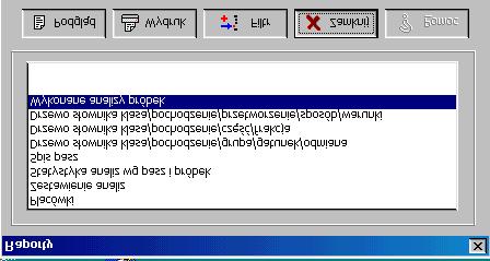 Raporty Bach 2000 pozwala na przeglądanie i drukowanie raportów zawierających zebrane informacje o wprowadzonych próbkach, analizach itp. Aktualnie dostępne jest 5 raportów dotyczących: 1.
