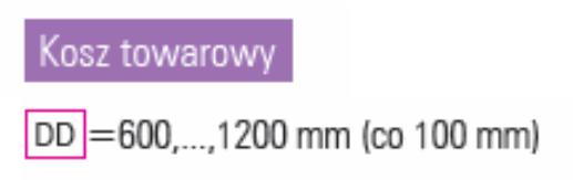 Taśmociągów i Koszy towarowych