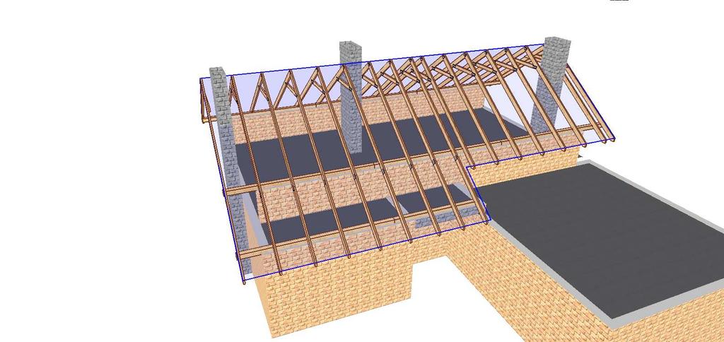 Stężenia konstrukcji wykonać z desek 25x100mm przybijanych gwoździami pierścieniowymi 3,75x80mm, po 3 szt./węzeł. 5.