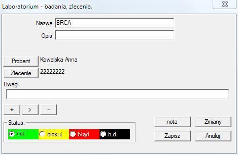 Laboratoria - edycja