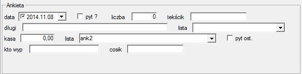 Rozpoczęcie edycj i danych nowego probanta rozpoczynamy od czyszczenia formularza [Wyczyść]. Ważne!