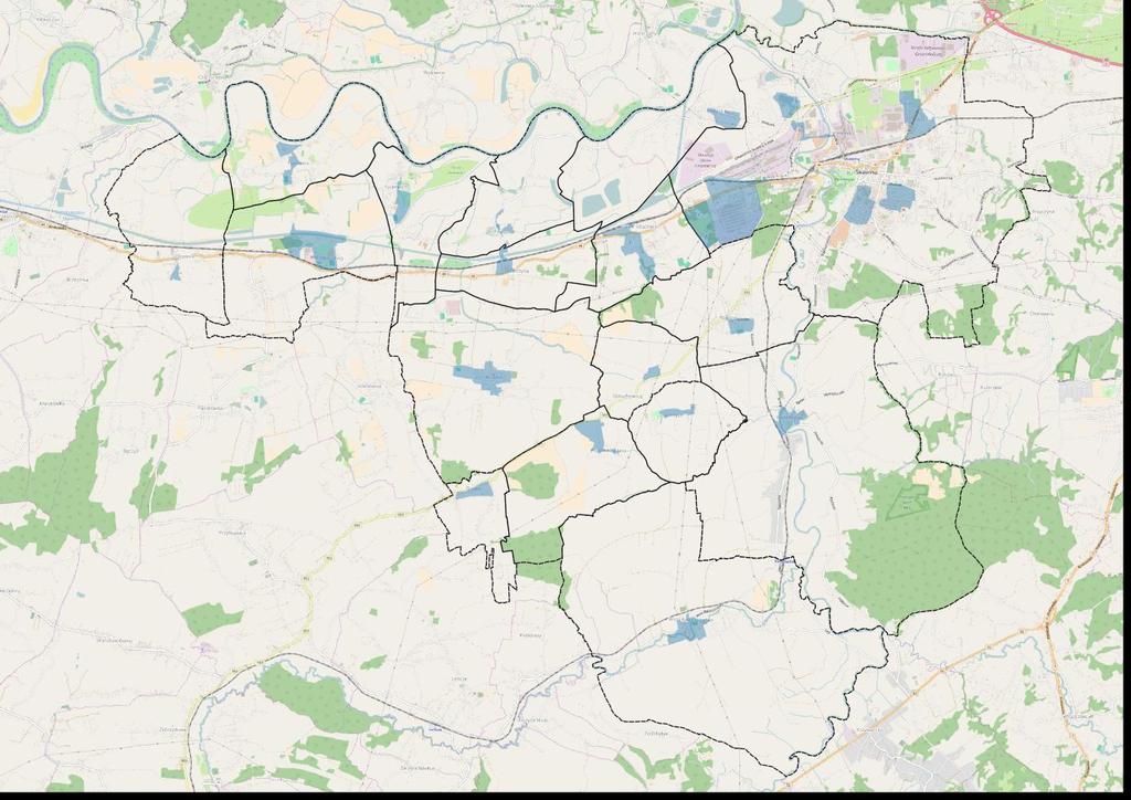 S t r o n a 65 bliskość elementu fizjografii urbanistycznej jak ulice, cieki wodne z otulinami, granice funkcjonalne itp.