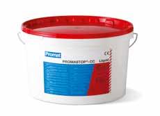 Przejścia instalacyjne masy i zaprawy PROMASTOP -CC Nazwa Waga [kg] Promastop -CC plastikowy pojemnik PROMASTOP -CC to ablatywna masa ogniochronna na bazie wody.