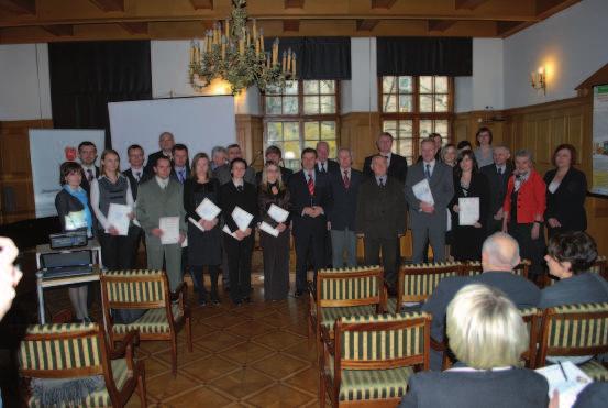 Kronika Oddziału 143 19-20, piąteksobota 22, Wręczenie przez Marszałka Województwa Lubelskiego i Prezesa Oddziału PAN w Lublinie wyróżnień stypendystom - uczestnikom projektu, którzy obronili prace