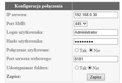 wersja aplikacji. Funkcja ta działa jeśli na serwerze na którym jest zainstalowany Xpress Scan jest możliwość połączenia się z internetem.