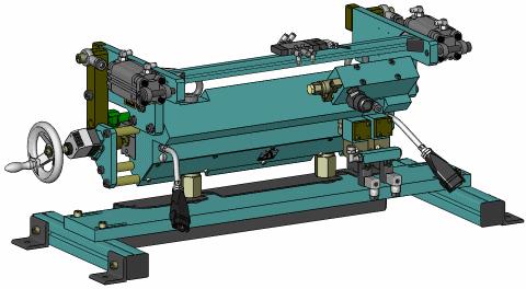 2 Przykład: TC-FS-0350 1 Blok filtra ze złączem węża 2 Moduł sterowania 3 Przyłącze