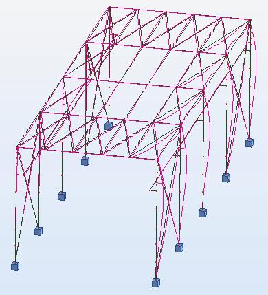 Columns were modelled using a different number of finite elements, namely one, three and five.
