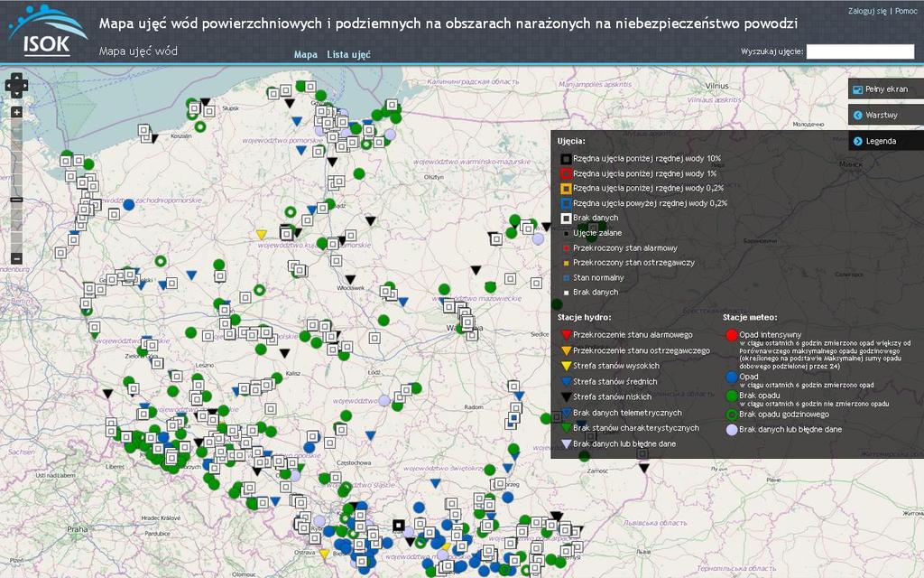 Monitor ujęć wód to: aplikacja, która umożliwia monitorowanie zagrożenia ujęcia, aplikacja,