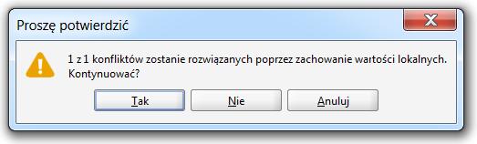 System bsługi sprawzdawczści Skrócna instrukcja użytkwnika - gdy użytkwnik chce, aby zstała przywrócna wartść z bazy (zb. Rysunek 16), Rysunek 15.