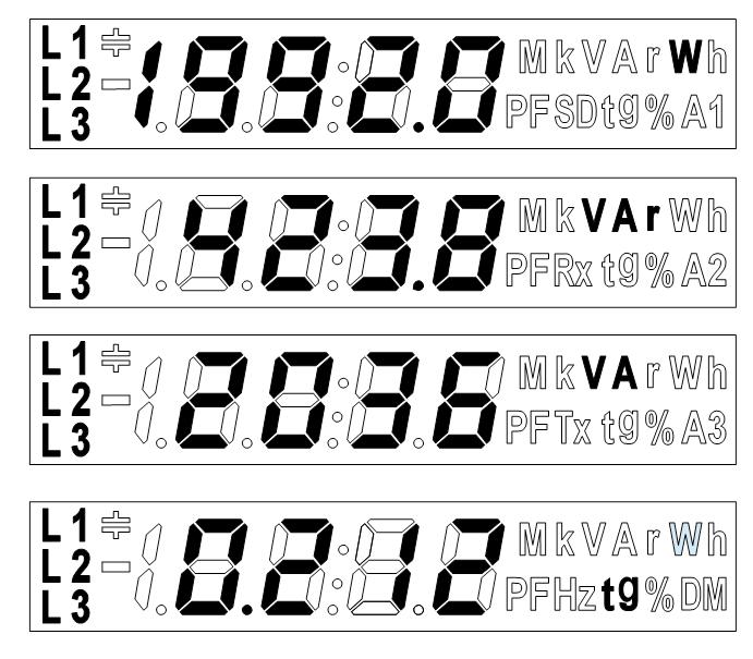 c.d. Tablica 8 P6 P7 P8 P9 P1 p W enp Wh thu1 V% thi1 A% ddmm q VAr enq VArh thu2 V% thi2 A% yyyy s