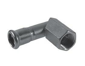 Wymiary rur KAN-therm Inox Sprinkler do instalacji tryskaczowych.