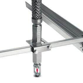 Węże elastyczne Systemu KAN therm Węże elastyczne Systemu KAN therm Sprinkler są objęte aprobatą wydaną przez VdS dla stacjonarnych instalacji tryskaczowych.