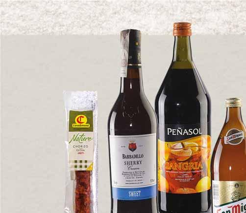 17 99 SHERRY BARBADILLO 750 ML czerwone słodkie 94109360 MINI CHORIZO EXTRA 80 G 49900053 4 69 z VAT 4.