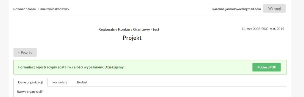 16. Po osiągnięciu etapu, w którym diagnoza jest złożona, praca nad wzięciem udziału w konkursie jest zakończona.