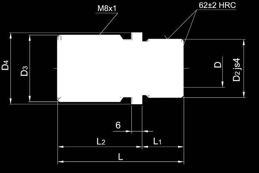 D2 D3 D4 20 +0,012 +0,004 32 25 40 32 48 +0,015 40 58 +0,005 50 70 63 +0,018 +0,006 85 80 105 39 46 53 63 77 92 115 FZM D5 ZMI 40 52 54 23