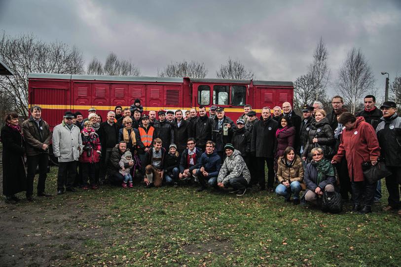 W trakcie imprezy odbył się przejazd kolejką w miejsce, gdzie aktualnie prowadzane są prace budowlane związane z reaktywacją połączenia kolejowego do miejscowości Rosnowo oraz prezentacja taboru