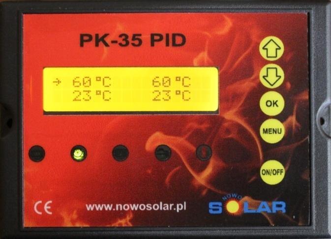 1 Sterownik PK-35 PID Uwaga!!! Montażu dokonuje osoba posiadająca odpowiednie uprawnienia elektryczne. UWAGA!