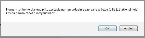 Numery kontrolne znajdują się w lewym dolnym rogu strony. UWAGA! Jeśli program, którego używamy do otwierania PDF-ów generuje błąd należy spróbować otworzyć plik programem Foxit Reader.