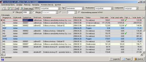 Okienko dopasowywania towarów podczas importu pozycji do zamówień z pliku XML.