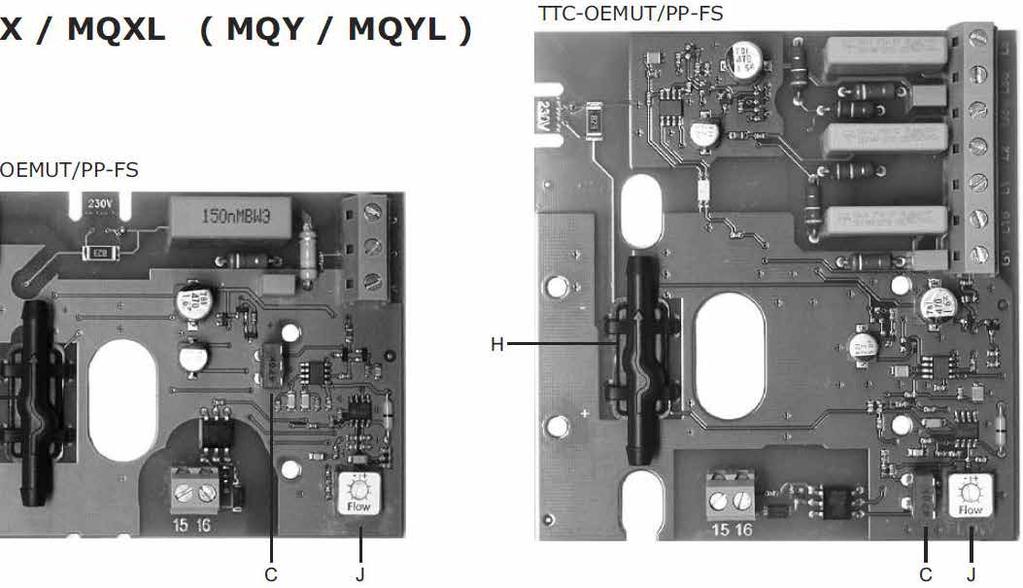 MQP / MQPL Nagrzewnica kanałowa z wbudowanym regulatorem przystosowanym do pulsacyjnego/przerywanego sygnału sterującego, 0 lub 10V Nagrzewnica kanałowa jest wyposażona we wbudowany tyrystor