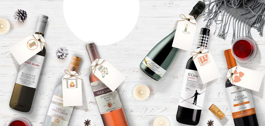 Wino białe, półsłodkie 27, 99 NAJPROSTSZY SPOSÓB NA DOBRY NASTRÓJ, CZYLI NA HYGGE czerwone, słodkie, musujące 28, 99 cena litra 38,65 cena litra 37,32 różowe, półsłodkie 24, 99 cena