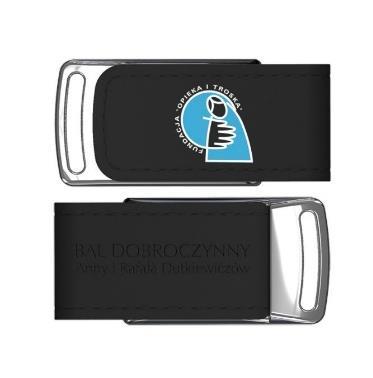 PENDRIVE - PAMIĄTKA BALU DOBROCZYNNEGO Elegancki pendrive niezbędny każdemu drobiazg.