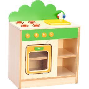 Kuchenka Hani 399,90 zł. Kącik zabaw Hani składa się z dwukomorowej lodówki, kuchenki, pralki, zlewozmywaka, szafki z szufladą i mikrofalówką.