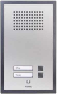 1 2 Cyfrowe stacje naścienne serii WS 200P I Seria ta używana jest jako stacja podrzędna w pomieszczeniach i na zewnątrz budynków. Każdy przycisk można przyporządkować do numeru przywołania.