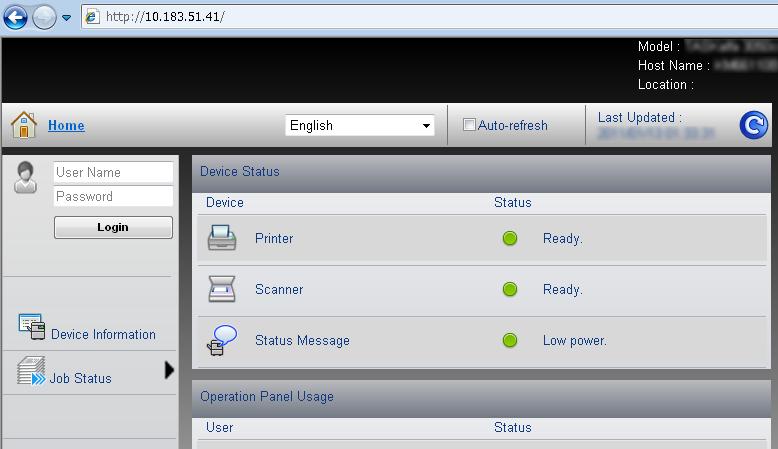 Przygotowanie przed rozpoczęciem użytkowania > Embedded Web Server RX (Ustawienia poczty e-mail) Embedded Web Server RX (Ustawienia poczty e- mail) Embedded Web Server RX to narzędzie służące do