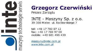 Dystrybutor w Polsce - zakres obsługi : - dobór maszyn do zakresu pracy; - dobór narzędzi do gięcia; - dostawa maszyn; - dostawa narzędzi; - finansowanie maszyn; - instalacja i szkolenie obsługi; -