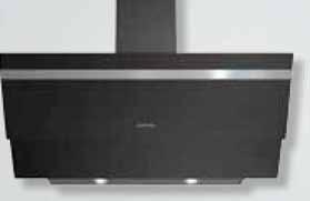 80 cm okap: wydajność 550/6 m 3 /h 9 poziomów mocy + tryb intensywny sterowanie sensorowe dual lightslider silnik iqdrive sensor climatecontrol automatycznie