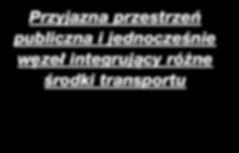 Wytyczne główne Rekomenduje się: - stworzenie przyjaznej przestrzeni publicznej wokół stacji kolejowej po stronie północnej i południowej torów oraz jej czytelnych i wygodnych powiązań, - nadanie