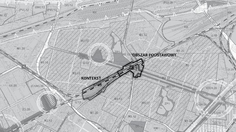 Autorami projektu urbanistycznego, wykonanego w latach 1926-1928, byli architekci: Franciszek Krzywda-Polkowski i Henryk Kotyński.