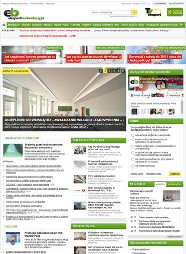 O PORTALU ekspertbudowlany.pl od ponad 10 lat dostarcza kompletnych informacji o technologii budowy, wykończenia i remontu domu.