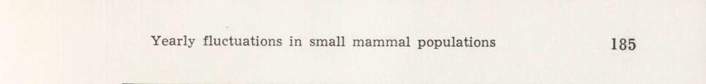 Movement: The degree of small mammal