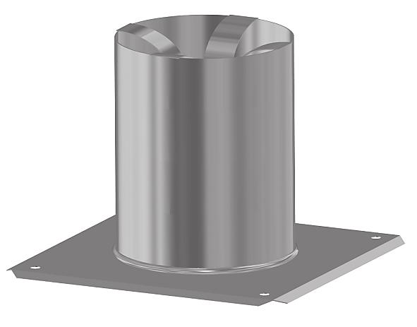 167 280 Elementy systemu kominów spalinowych 14. 9. Płyta Adaptor dachowa rury PDP-KS elastycznej duoflex Ad Dw PDP-KS 250 9 30 BxB AxA 4x 6 Dw [mm] 99.8 125.2 150.7 160.3 181.0 200.1 225.5 225.5 250.