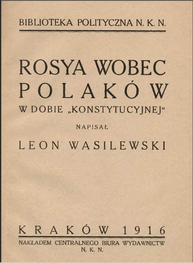 [ Prawosławny biskup warszawski, Mikołaj, rzekł na je- dnem z posiedzeń Rady państwa w r.